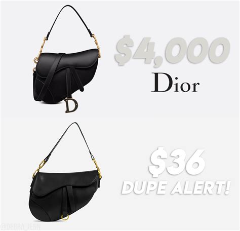 dupe christian dior bag|dior saddle bag look alike.